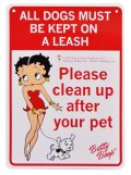 アメリカン雑貨 看板 プラスチックサインボード BETTY BOOP PET