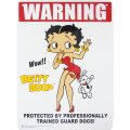 アメリカン雑貨 看板 プラスチックサインボード BETTY BOOP WARNING