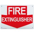 アメリカン雑貨 看板 プラスチックサインボード 消火栓はここです Fire Extinguisher CA-13