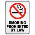 アメリカン雑貨 看板 プラスチックサインボード 禁煙 Smoking Prohibited by Law CA-25
