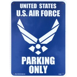 画像1: アメリカン雑貨 看板 プラスチックサインボード  U.S.Air Force Parking  CA-28