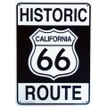 アメリカン雑貨 看板 プラスチックサインボード ヒストリックルート66 Historic Route 66 CA-30
