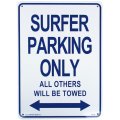 アメリカン雑貨 看板 プラスチックサインボード Surfer Parking  CA-33