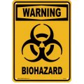 アメリカン雑貨 看板 プラスチックサインボード バイオハザード Biohazard(イエロー) CA-43