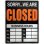 画像2: アメリカン雑貨 看板 プラスチックサインボード(Lサイズ) Open/Closed CA-L06 (2)