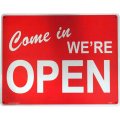 アメリカン雑貨 看板 プラスチックサインボード(Lサイズ) Open/Closed CA-L07