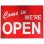 画像1: アメリカン雑貨 看板 プラスチックサインボード(Lサイズ) Open/Closed CA-L07 (1)