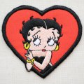ワッペン ベティブープ Betty Boop(ハート)