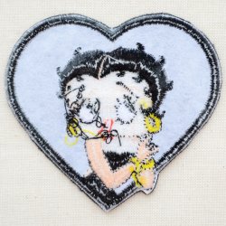 画像3: ワッペン ベティブープ Betty Boop(ハート)