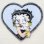 画像3: ワッペン ベティブープ Betty Boop(ハート) (3)