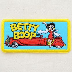 画像1: ワッペン ベティブープ Betty Boop(オープンカー)