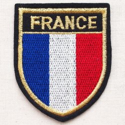 画像1: エンブレムワッペン フランス国旗