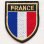 画像1: エンブレムワッペン フランス国旗 (1)