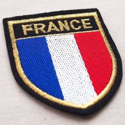 画像2: エンブレムワッペン フランス国旗