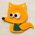 フェルトブローチ きつね