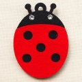 フェルトブローチ てんとう虫