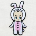 ワッペン キューピー(キグルミウサギ)