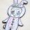 画像4: ワッペン キューピー(キグルミウサギ) (4)