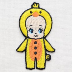 画像1: ワッペン キューピー(キグルミヒヨコ)