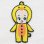 画像1: ワッペン キューピー(キグルミヒヨコ) (1)