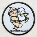 ワッペン キューピー(ダックラウンド)