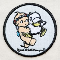 画像1: ワッペン キューピー(ダックラウンド)