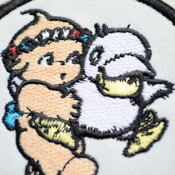 画像2: ワッペン キューピー(ダックラウンド)