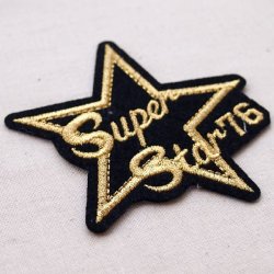 画像2: ワッペン スーパースター76(星/ゴールド)