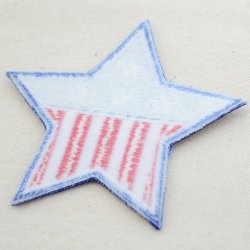画像3: ワッペン USAスター(アメリカ国旗/星条旗柄)