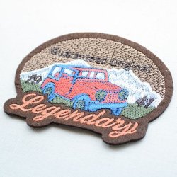 画像2: ワッペン Legendary(四駆車/山)
