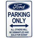 画像: アメリカン雑貨 看板 プラスチックサインボード Ford Parking フォードパーキング CA-31