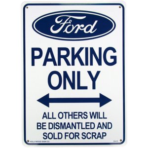 画像: アメリカン雑貨 看板 プラスチックサインボード Ford Parking フォードパーキング CA-31