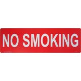 画像: アメリカン雑貨 看板 プラスチックサインボード(Lサイズ) 禁煙 No Smoking CA-L09