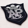 画像2: エンブレムワッペン AP(ブラック&シルバー)