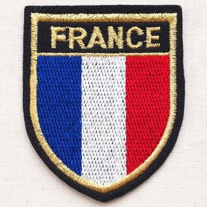 画像: エンブレムワッペン フランス国旗