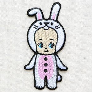 画像: ワッペン キューピー(キグルミウサギ)