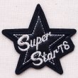 画像1: ワッペン スーパースター76(星/シルバー)