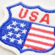 画像2: ワッペン USA ロードサイン(アメリカ国旗/星条旗柄)