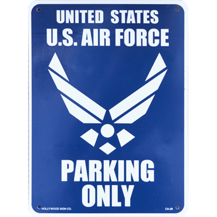 画像1: アメリカン雑貨 看板 プラスチックサインボード  U.S.Air Force Parking  CA-28