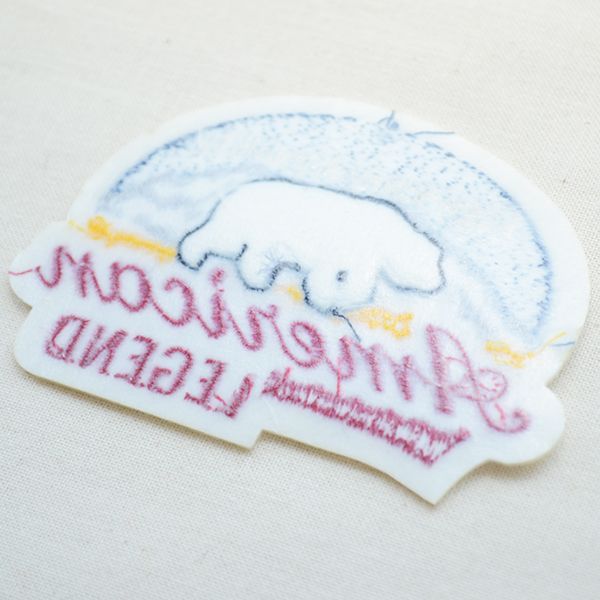 画像3: ワッペン American Legend(シロクマ/パイル刺繍)